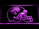 Jacksonville Jaguars Helmet LED Sign - Purple - TheLedHeroes