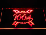 1664 Beer LED Neon Sign USB - Red - TheLedHeroes