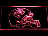 Jacksonville Jaguars Helmet LED Sign - Red - TheLedHeroes