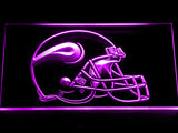 FREE Minnesota Vikings Helmet LED Sign - Purple - TheLedHeroes