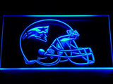 New England Patriots Helmet LED Sign - Blue - TheLedHeroes