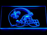 FREE New Orleans Saints Helmet LED Sign - Blue - TheLedHeroes