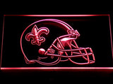 FREE New Orleans Saints Helmet LED Sign - Red - TheLedHeroes