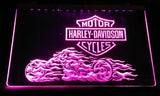 FREE Harley Davidson 8 LED Sign - Purple - TheLedHeroes