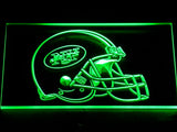 New York Jets Helmet LED Sign - Green - TheLedHeroes