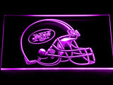New York Jets Helmet LED Sign - Purple - TheLedHeroes
