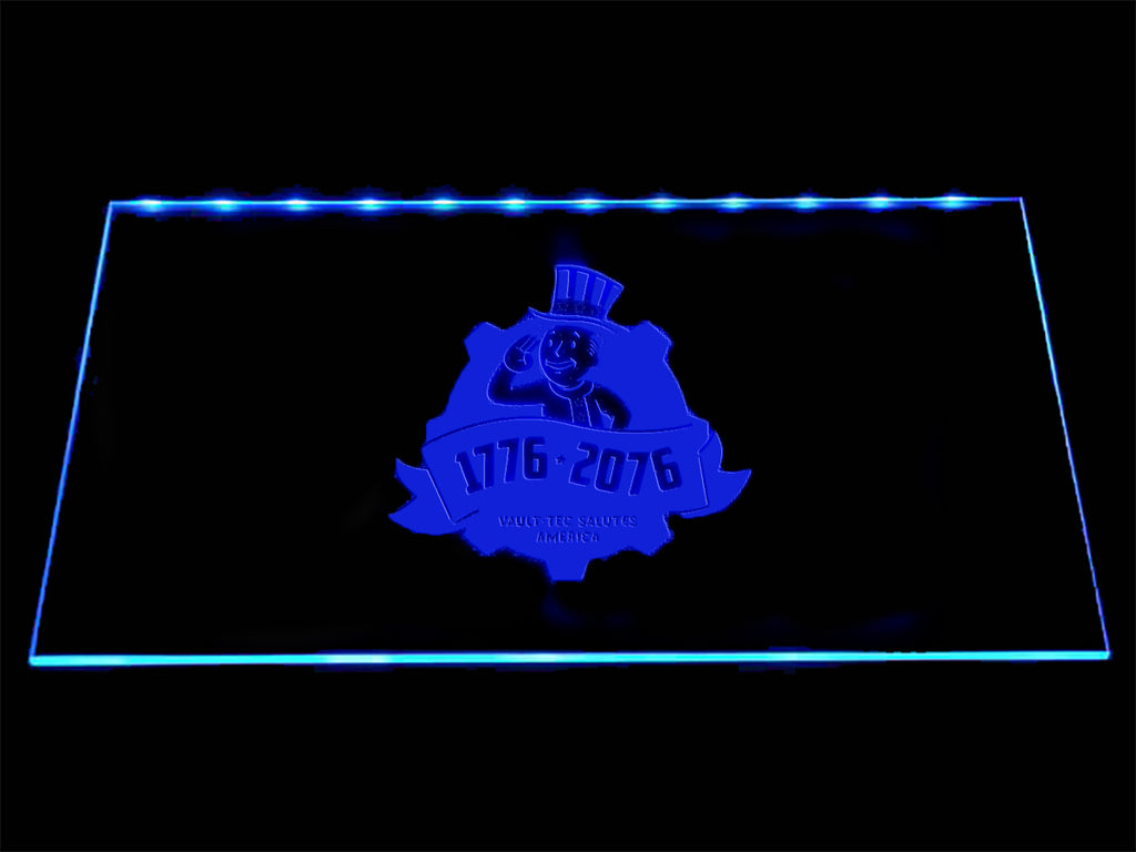 FREE Fallout 1776-2076 LED Sign - Blue - TheLedHeroes