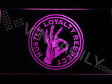 FREE John Cena - Hustle Loyalty Respect LED Sign - Purple - TheLedHeroes