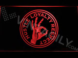 FREE John Cena - Hustle Loyalty Respect LED Sign - Red - TheLedHeroes