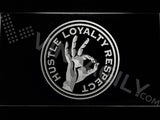 FREE John Cena - Hustle Loyalty Respect LED Sign - White - TheLedHeroes