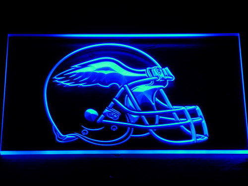 Philadelphia Eagles Helmet LED Sign - Blue - TheLedHeroes