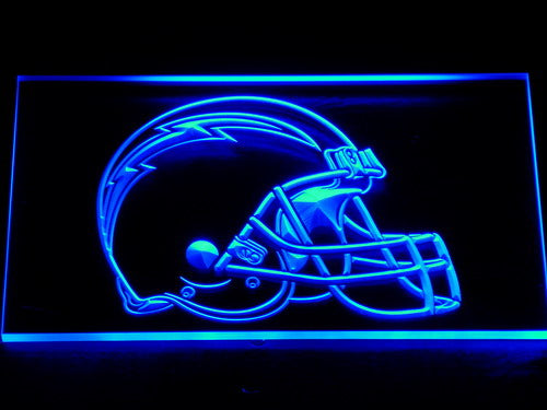 San Diego Chargers Helmet LED Sign - Blue - TheLedHeroes