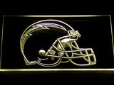 San Diego Chargers Helmet LED Sign - Yellow - TheLedHeroes