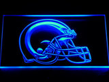 Saint Louis Rams Helmet LED Sign - Blue - TheLedHeroes