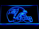 FREE Tampa Bay Buccaneers Helmet LED Sign - Blue - TheLedHeroes