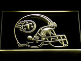 FREE Tennessee Titans Helmet LED Sign - Yellow - TheLedHeroes