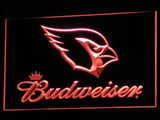 Arizona Cardinals Budweiser LED Neon Sign USB - Red - TheLedHeroes