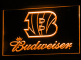 Cincinnati Bengals Budweiser LED Sign - Orange - TheLedHeroes