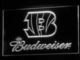 Cincinnati Bengals Budweiser LED Sign - White - TheLedHeroes