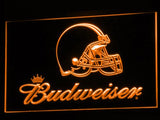 Cleveland Browns Budweiser LED Neon Sign USB - Orange - TheLedHeroes