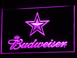 FREE Dallas Cowboys Budweiser LED Sign - Purple - TheLedHeroes