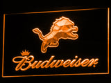 FREE Detroit Lions Budweiser LED Sign - Orange - TheLedHeroes
