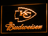 Kansas City Chiefs Budweiser LED Sign - Orange - TheLedHeroes