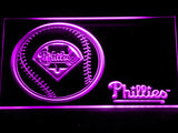 FREE Philadelphia Phillies (2) LED Sign - Purple - TheLedHeroes
