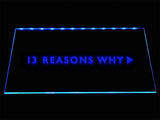 13 Reasons Why LED Neon Sign USB - Blue - TheLedHeroes