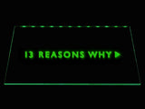 13 Reasons Why LED Neon Sign USB - Green - TheLedHeroes