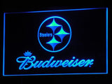 Pittsburgh Steelers Budweiser LED Sign - Blue - TheLedHeroes