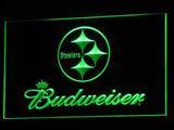 Pittsburgh Steelers Budweiser LED Sign - Green - TheLedHeroes
