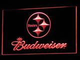 Pittsburgh Steelers Budweiser LED Sign - Red - TheLedHeroes