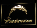 FREE San Diego Chargers Budweiser LED Sign - Yellow - TheLedHeroes