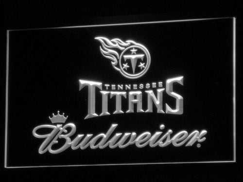 FREE Tennessee Titans Budweiser LED Sign - White - TheLedHeroes