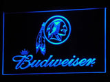 FREE Washington Redskins Budweiser LED Sign - Blue - TheLedHeroes