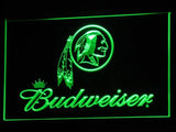 FREE Washington Redskins Budweiser LED Sign - Green - TheLedHeroes