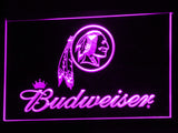FREE Washington Redskins Budweiser LED Sign - Purple - TheLedHeroes