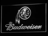 FREE Washington Redskins Budweiser LED Sign - White - TheLedHeroes