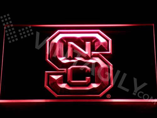 FREE NC State Wolfpack LED Sign - Red - TheLedHeroes