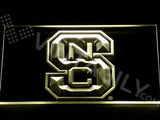 FREE NC State Wolfpack LED Sign - Yellow - TheLedHeroes
