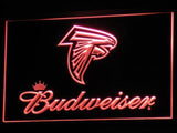 Atlanta Falcons Budweiser LED Neon Sign USB - Red - TheLedHeroes