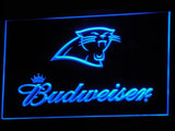 Carolina Panthers Budweiser LED Sign - Blue - TheLedHeroes