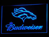 Denver Broncos Budweiser LED Sign - Blue - TheLedHeroes