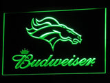 Denver Broncos Budweiser LED Sign - Green - TheLedHeroes