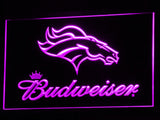 Denver Broncos Budweiser LED Sign - Purple - TheLedHeroes