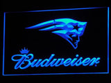 New England Patriots Budweiser LED Sign - Blue - TheLedHeroes