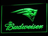 New England Patriots Budweiser LED Sign - Green - TheLedHeroes