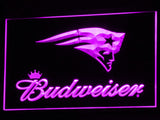 New England Patriots Budweiser LED Sign - Purple - TheLedHeroes