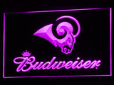 Saint Louis Rams Budweiser LED Sign - Purple - TheLedHeroes